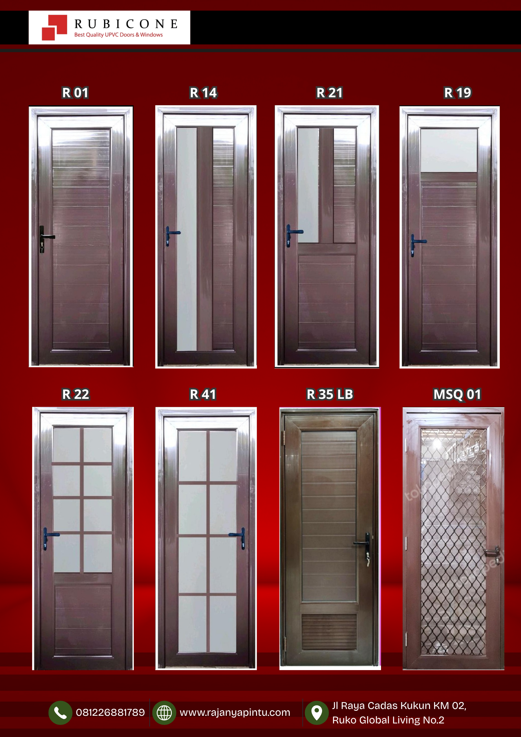 UPVC RUBICONE - BROWN
